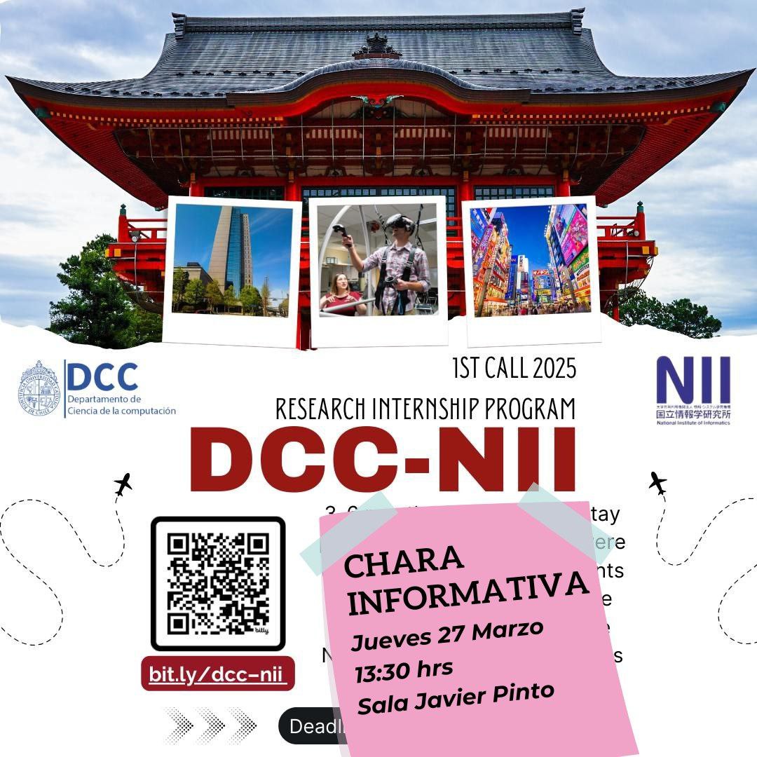 Programa de Pasantía de Investigación “DCC-NII” en el National Institute of Informatics (NII)