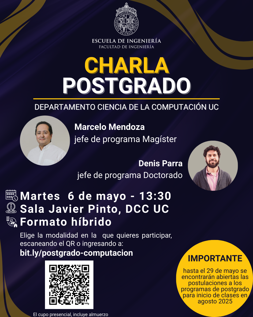 Charla Postgrado – Ciencia de la Computación