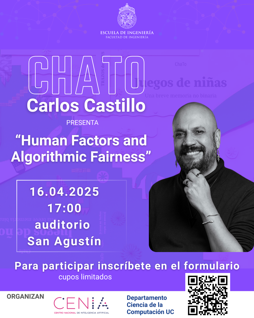 Charla Carlos Castillo – “Human Factors and Algorithmic Fairness”