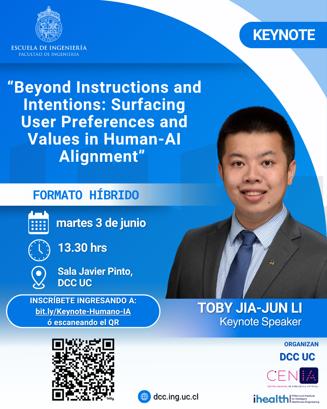 Keynote Toby Jia-Jun Li “Beyond Instructions and Intentions: Surfacing User Preferences and Values in Human – AI Alignment”