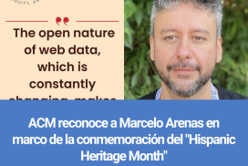 ACM reconoce a Marcelo Arenas en marco de la conmemoración del “Hispanic Heritage Month”