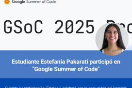 Estudiante Estefanía Pakarati participó en “Google Summer of Code”