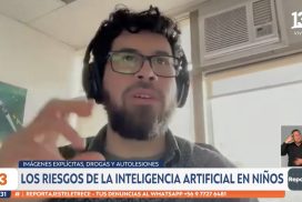 Denis Parra es consultado por Reportajes T13 donde se abordó la interacción de la IA con niños y niñas menores de edad