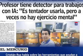 Cristián Ruz habla con LUN sobre las herramientas que ayudan a identificar trabajos universitarios con IA y cuáles son los desafíos en docencia
