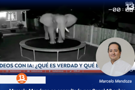 Marcelo Mendoza es consultado por Canal 13 sobre videos hechos con IA: “¿Qué es verdad y qué es mentira?
