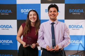 Estudiantes de la Escuela de Ingeniería UC reciben beca SONDA