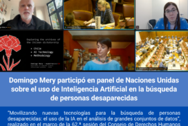 Domingo Mery participó en panel de Naciones Unidas sobre el uso de Inteligencia Artificial en la búsqueda de personas desaparecidas