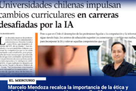 Marcelo Mendoza recalca la importancia de la ética y decisiones humanas en IA como sello diferenciador entre profesionales de la Ciencia de la Computación