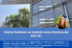Valeria Herskovic es reelecta como directora del DCC UC