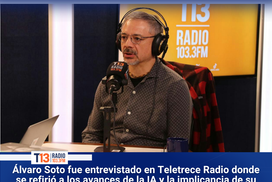 Álvaro Soto fue entrevistado en Teletrece Radio donde se refirió a los avances de la IA y la implicancia de su regulación