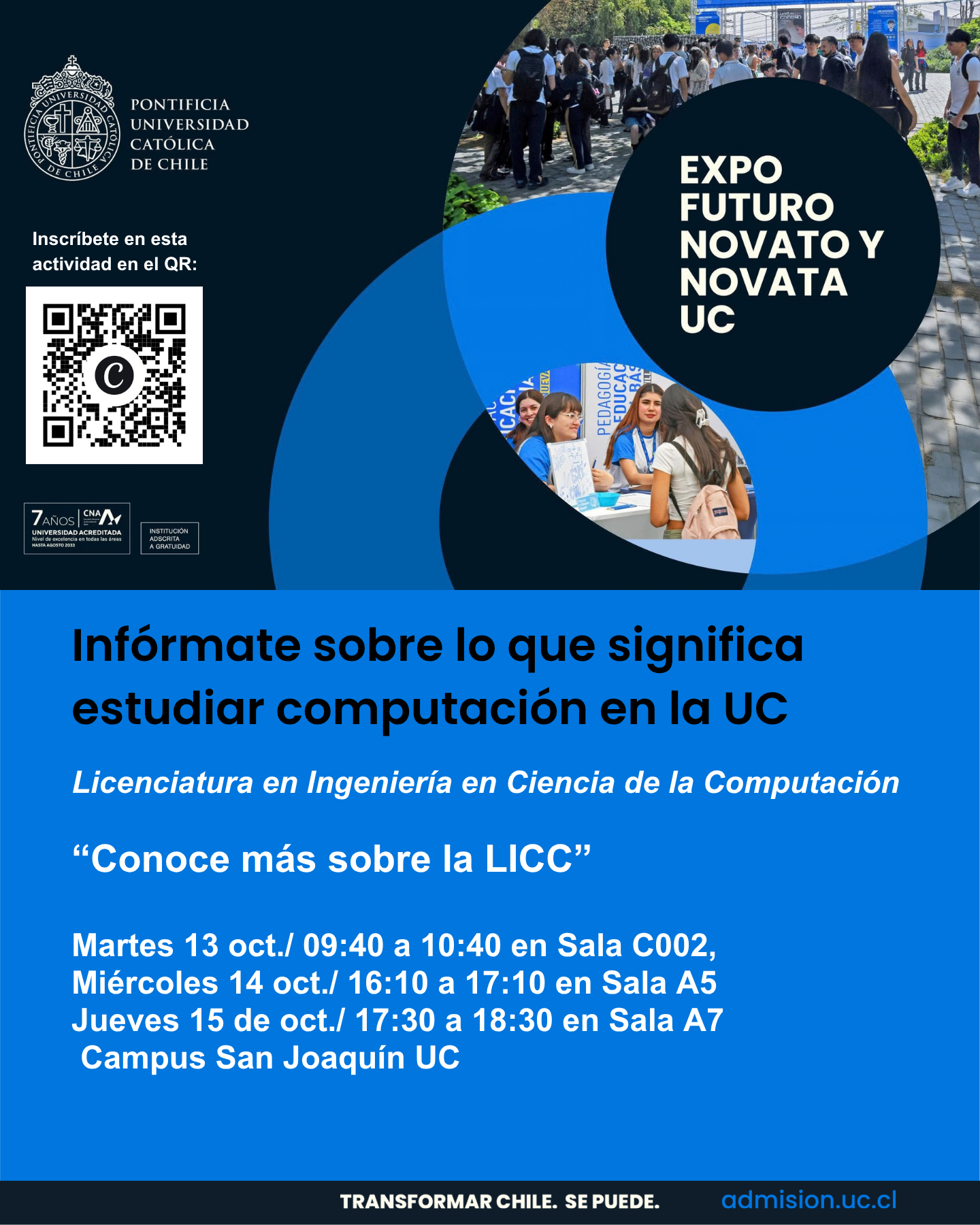 Charla “Conoce la Licenciatura en Ingeniería en Ciencia de la Computación”